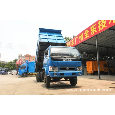 จีนทำ Dongfeng ดีเซล 4X2 บัตร embosser และดั๊มพ์ Dump Truck
