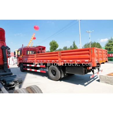 DFCV Dongfeng Tianjin qatar 160hp 6,75 m semirremolque vehículo portador del portón trasero