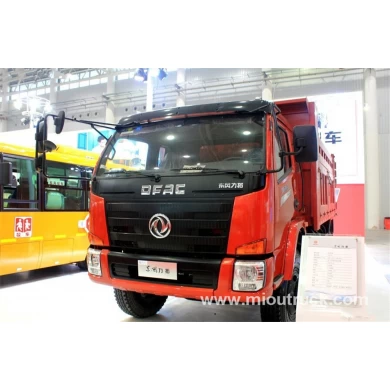 دونغ فنغ lituo 5-6ton 130HP 4 * 2 شاحنة قلابة شاحنة تفريغ خاص