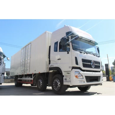 Dong feng 245hp 6X2 Van Cargo Box Lorry Truck