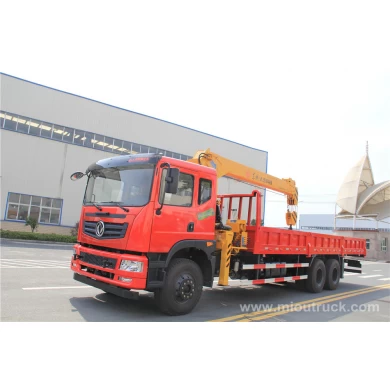 DongFeng Tianjin 6*4 chassis  truck-mounted crane UNIC 160 horsepower  truck with crane for sale