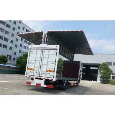 Dongfeng 180 hp 4X2 7.7 M wing open van trucks