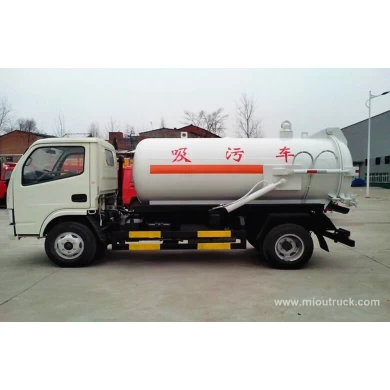 Dongfeng  210hp Cummins Engine  sewage suction truck  4x2 fecal suction truck