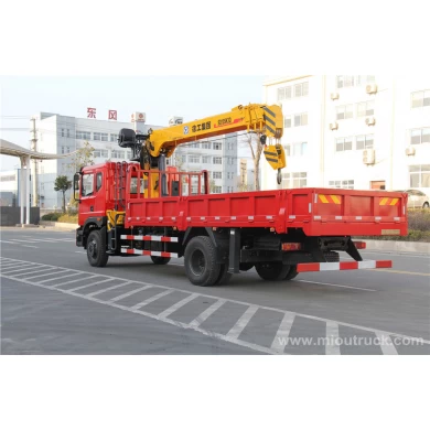 Dongfeng 4X2 chassis truck-mounted crane 4 seksyon boom 12 tonelada XCMG China supplier para sa pagbebenta