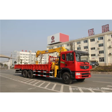 Dongfeng 6 X 4 lori dipasang kren di China kilang jualan murah china pembekal