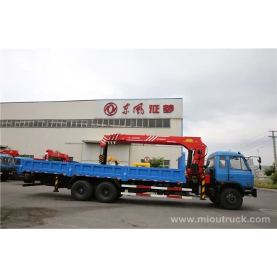 Dongfeng 6 X 4 รถบรรทุกติดเครนในจีนคุณภาพดีขาย