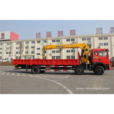 Dongfeng รถบรรทุก 6x2 ติดเครนรถบรรทุก 12tons กับผู้ผลิตจีนเครน