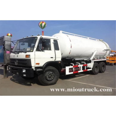 Dongfeng 6x4 18m³ de esgoto de sucção do caminhão