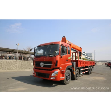 Dongfeng 8 X 4, trak dipasang kren di China dengan harga yang terbaik untuk dijual pembekal China