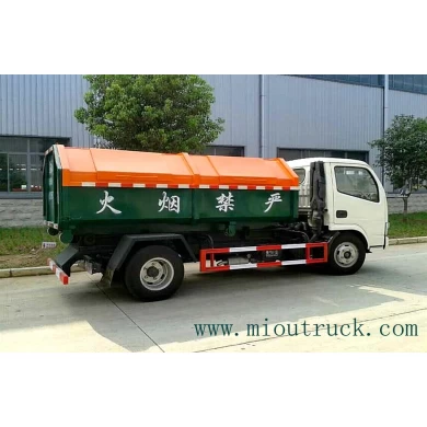 Dongfeng Duolika CLQ5070ZXX4 rác có thể tháo rời xe tải, 99HP, 4X2