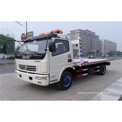 Dongfeng Duolika platform road wrecker truck for rescuing broken cars china manufacturers