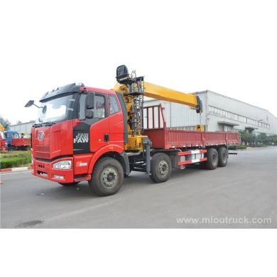 FAW  8X4 16 tons truck mounted crane China supplier good quality for sale