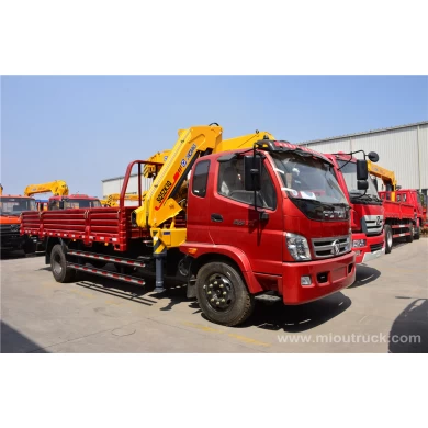 Pembekal China trak 4 X 2 FOTON crane yang dipasang dengan kualiti yang baik dan harga untuk dijual