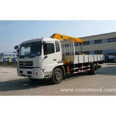 Dongfeng 4x2 caminhão guindaste montado caminhão hidráulico guindaste china fornecedor famoso