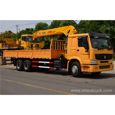 HOWO 6X4 truck mounted crane china supplier with good quality  for sale