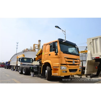 HOWO 6X4 truck mounted crane china supplier with good quality  for sale
