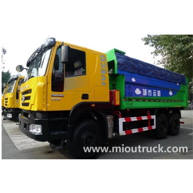 Hongyan 6x4 336hp dumper garbage truck for sale