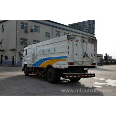 precio bajo con buena vehículo de rendimiento de la marca Dongfeng carretera GW 12495kg barrer con función de lavado