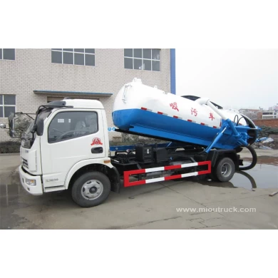 Mengeluarkan tawaran Dongfeng 4x2 tangki vakum kumbahan trak sedutan