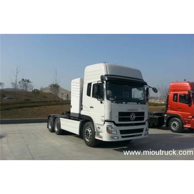 أسعار الشاحنات الصينية فنغ 375 حصان 6 × 4 CNG شاحنة جرار للبيع