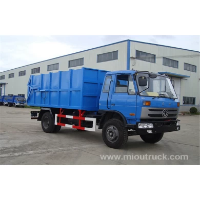 Menolak pemadat lori Dongfeng 145 berkualiti tinggi longgokan jenis lori sampah china pengeluar