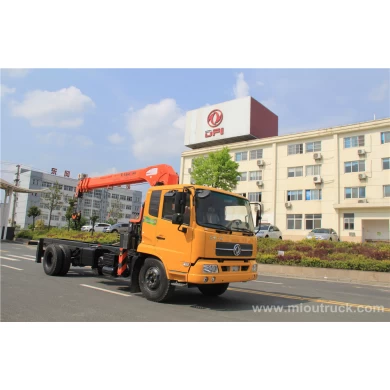The four lorry-mounted crane 5-8 tons EQ5141JSQZM type crane truck