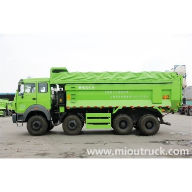 O caminhão Beiben 8X4 pesados ​​camião basculante de despejo de tombamento amplamente utilizado