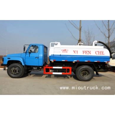 Dongfeng CLQ5100GXE4 140 phân hút xe tải, 4 * 2 8CBM 5 tấn phân hút xe tải nhỏ
