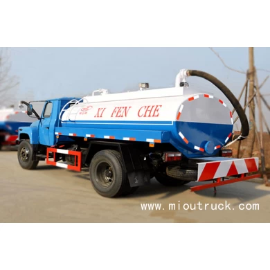 dongfeng CLQ5100GXE4 140 fecal suction truck,4*2 8CBM 5ton small fecal suction truck