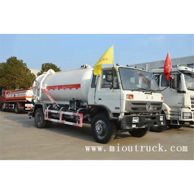 dongfeng 4x2 10m³  sewage suction truck for sale