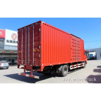 carro de Dongfeng tianjin 160hp de 4 * 2 7 m 6 toneladas caja media carga