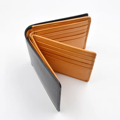 Cowhide leather wallet supplier-quality leather men wallet-Bangladesh leather purse wholesale