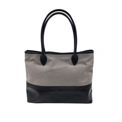 Sacolas de lona personalizada-sacolas das mulheres fornecedor sacola de lona-couro personalizada