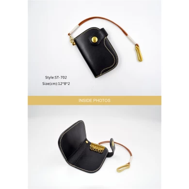 Fashion key holder manufacturer-Leather key holder-Factory OEM Leather key holder