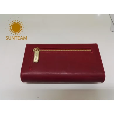 High quality  leather wallet supplier,best wallets for women supplier，Bangladesh geniune leather women wallet manufacturer