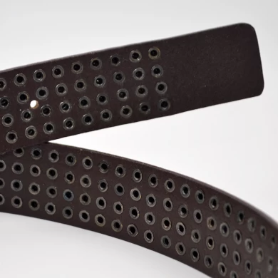 Ceinture en cuir - ceinture en cuir authentique ceinture en cuir en gros avec creux