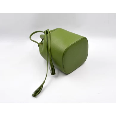 Leather Bucket Bag-Drawstring Shoulder Handbags-Women Large Hoho Bag