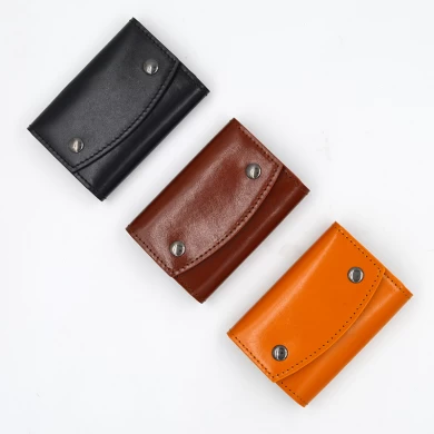 Leather Key holder wholesale-Genuine leather key case-High quality leather key holder