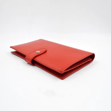 Portafoglio in pelle rossa-produttore di portafogli colorati-fornitore di portafogli in pelle da donna