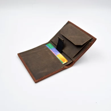 Vintage man wallet-Vintage purse supplier-man retro leather purse