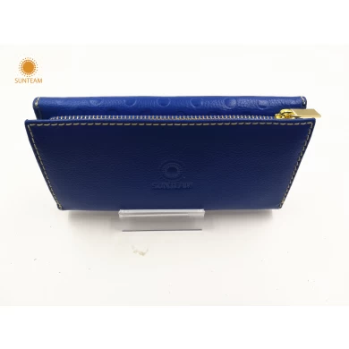 discount designer lady wallets distributor,latest leather wallet manufacturer,women long blue fashion wallet