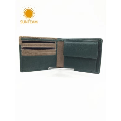ヨーロッパの男性のデザインの財布のサプライヤー、カスタム印刷本革の財布、単一の男性の革の財布メーカー