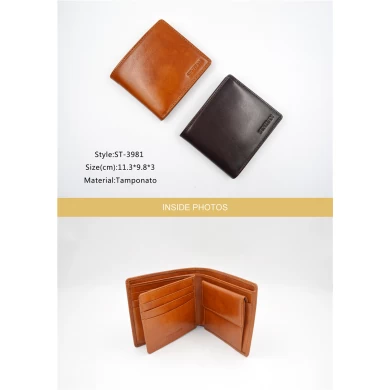 fashion genuine leather men's wallet-Best selling genuine leather wallet-Wholesale wallets