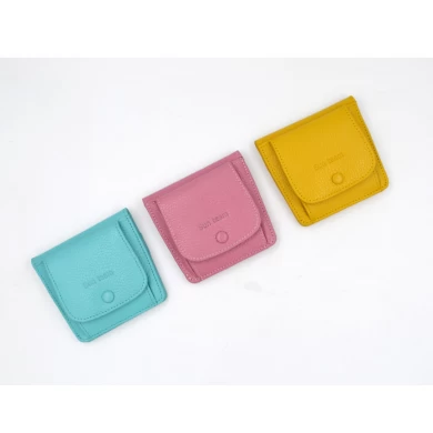 Billetera de cuero bifurcatoria de cuero para mujer billetera de cuero en línea para mujer en línea Cartera RFID