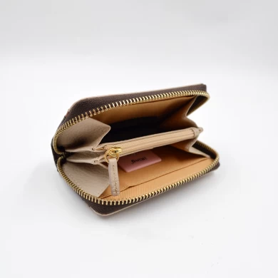 leather coin pouch-leather coin purse with zipper-leather coin card case