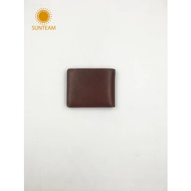 męski portfel ze skóry, portfel skórzany z Chin, cienki portfel z prawdziwej skóry z blokadą RFID