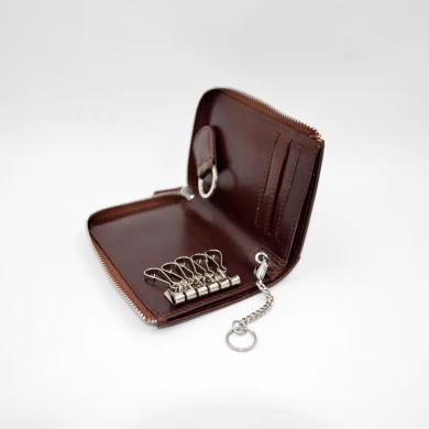Porte-clés en cuir véritable-Porte-clés élégant-Porte-clés de vente chaude