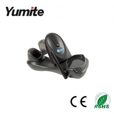 Yumite Barcodescanner 433MHZ Wireless-Laser-Barcodescanner mit Ladestation YT-900