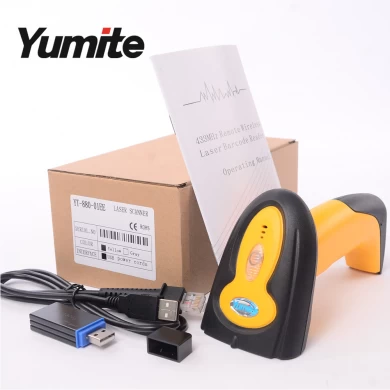 Wireless Laser Barcode Reader com 433MHz Receiver Yumite YT-880