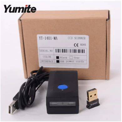 Mini Bluetooth wireless CCD barcode scanner with memory YT-1401-MA